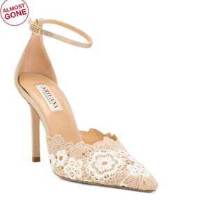 ARTEANA ecru Made In Italy Amalfi 95 Dorsay Heels